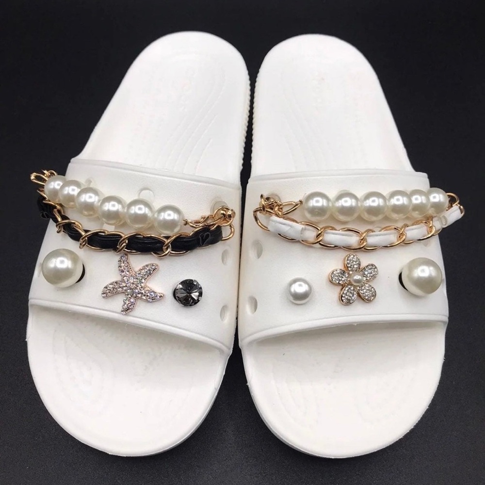 Crocs Slipper and Sandal Luxury Charm Set
